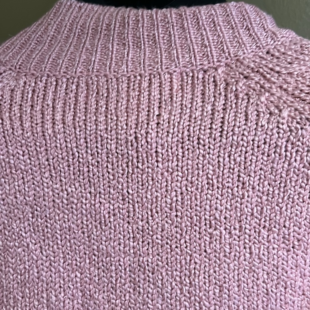Karen Scott Women’s Pink Cable Knit Sweater Sz Petite XL NEW - Picture 5 of 7